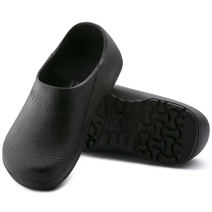 Birkenstock Profi Birki Polyeurethane Oil and Grease Slip-Resistant Black BLACK