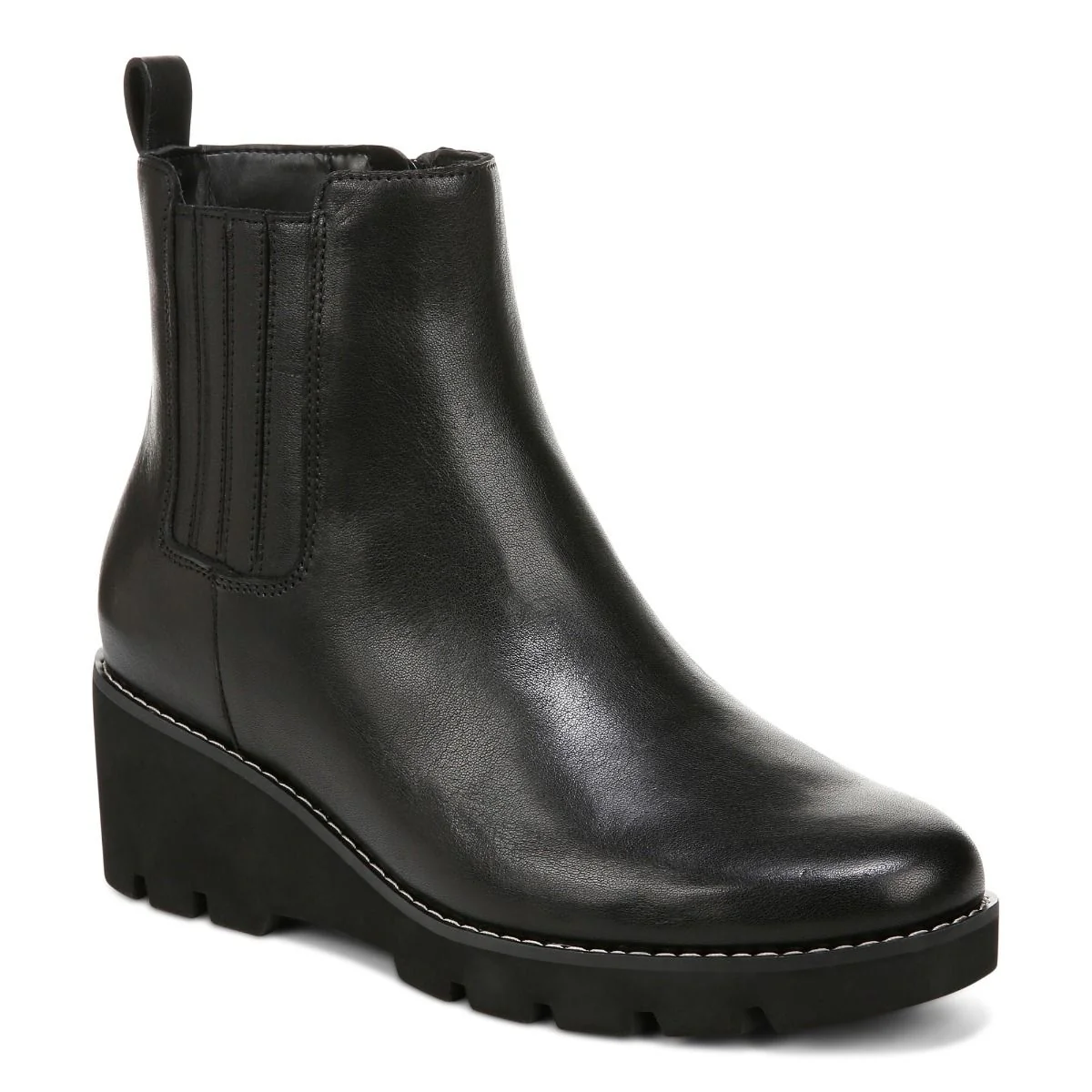 Vionic Aria Wedge Ankle Bootie Women's BLACK