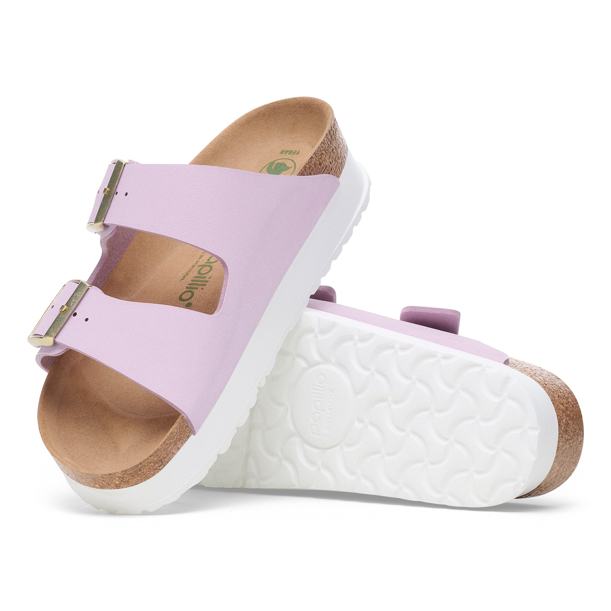 Birkenstock Papillio Arizona Flex Platform Birkibuc Women's Crocus