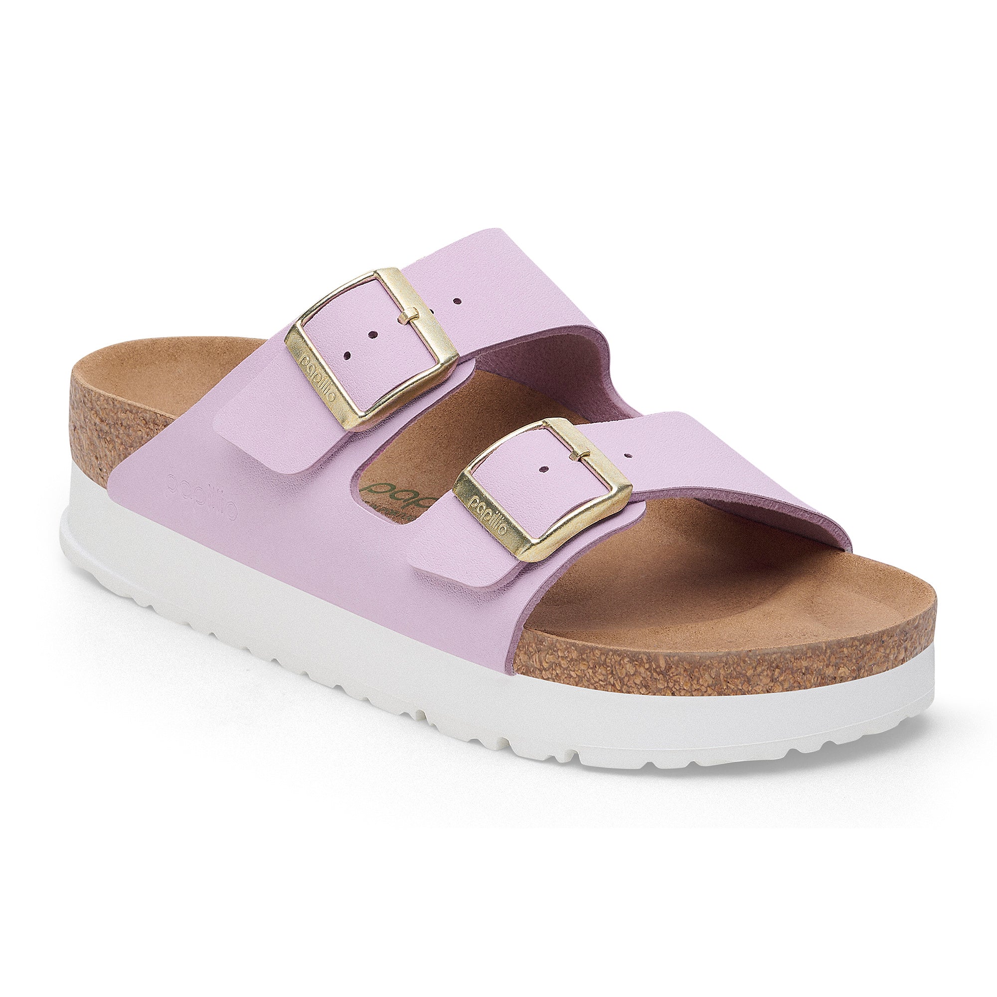 Birkenstock Papillio Arizona Flex Platform Birkibuc Women's Crocus