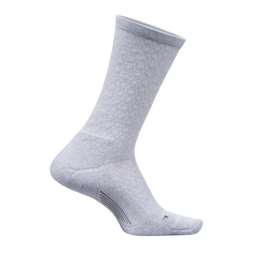 Feetures Everyday Max Cushion Diamond Texture Crew Women's GRAY