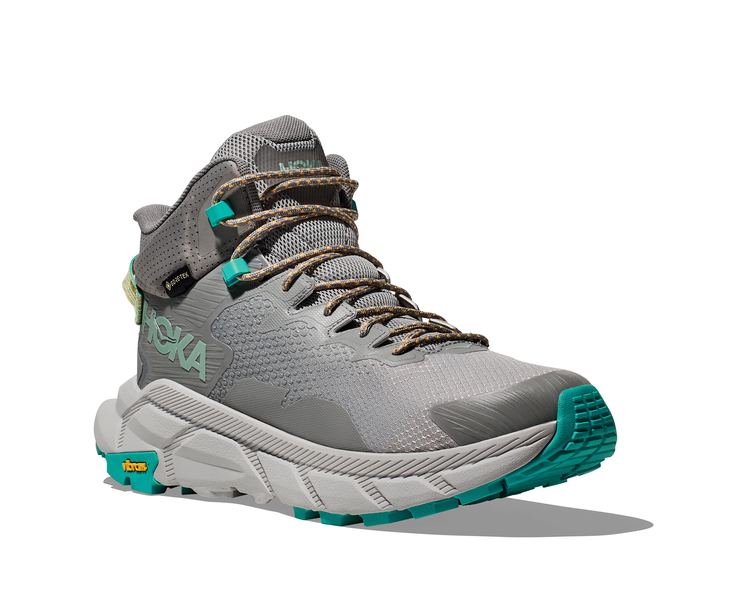 Hoka Trail Code GTX Men's GALACTIC GREY/AQUA