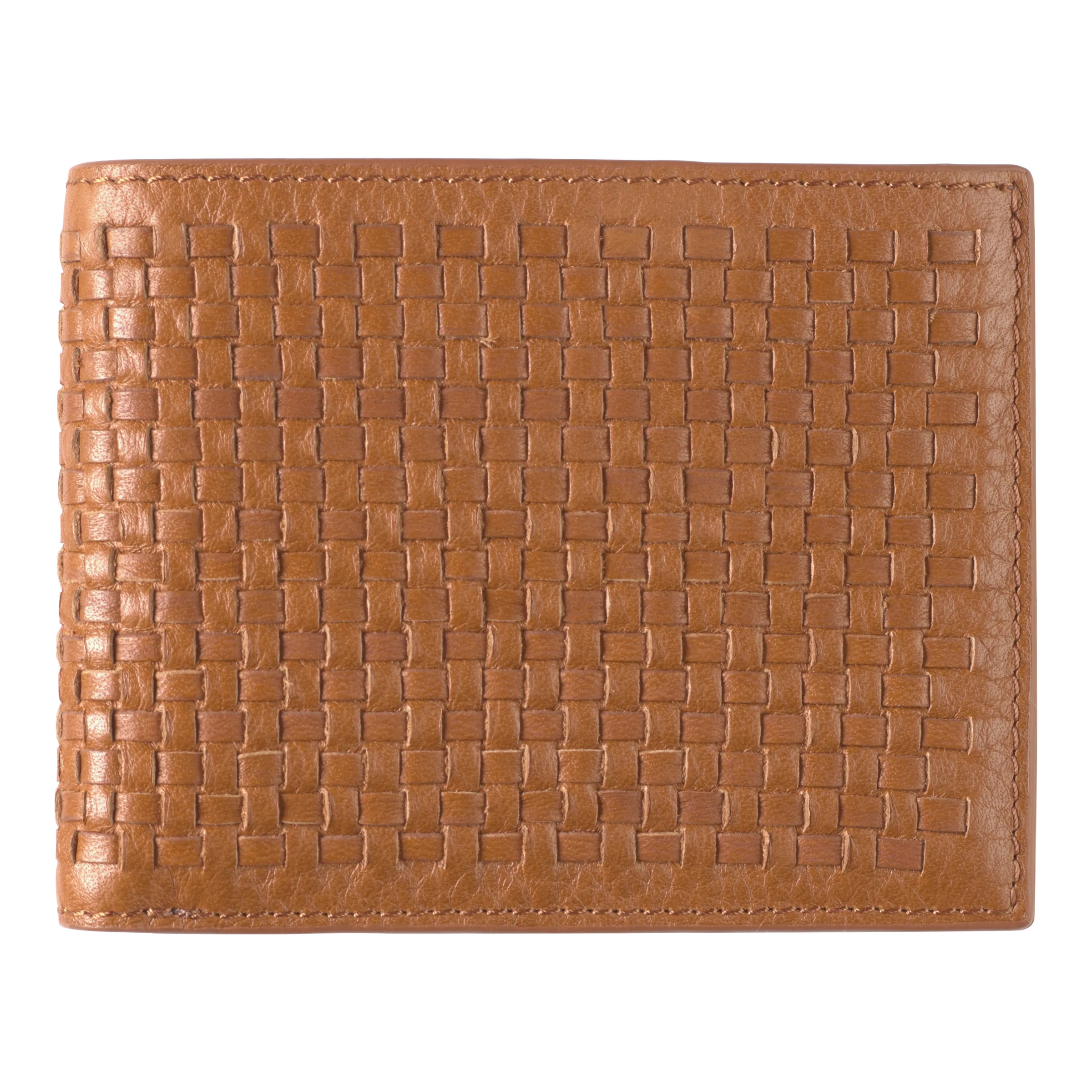 Johnston & Murphy Woven Billfold BROWN