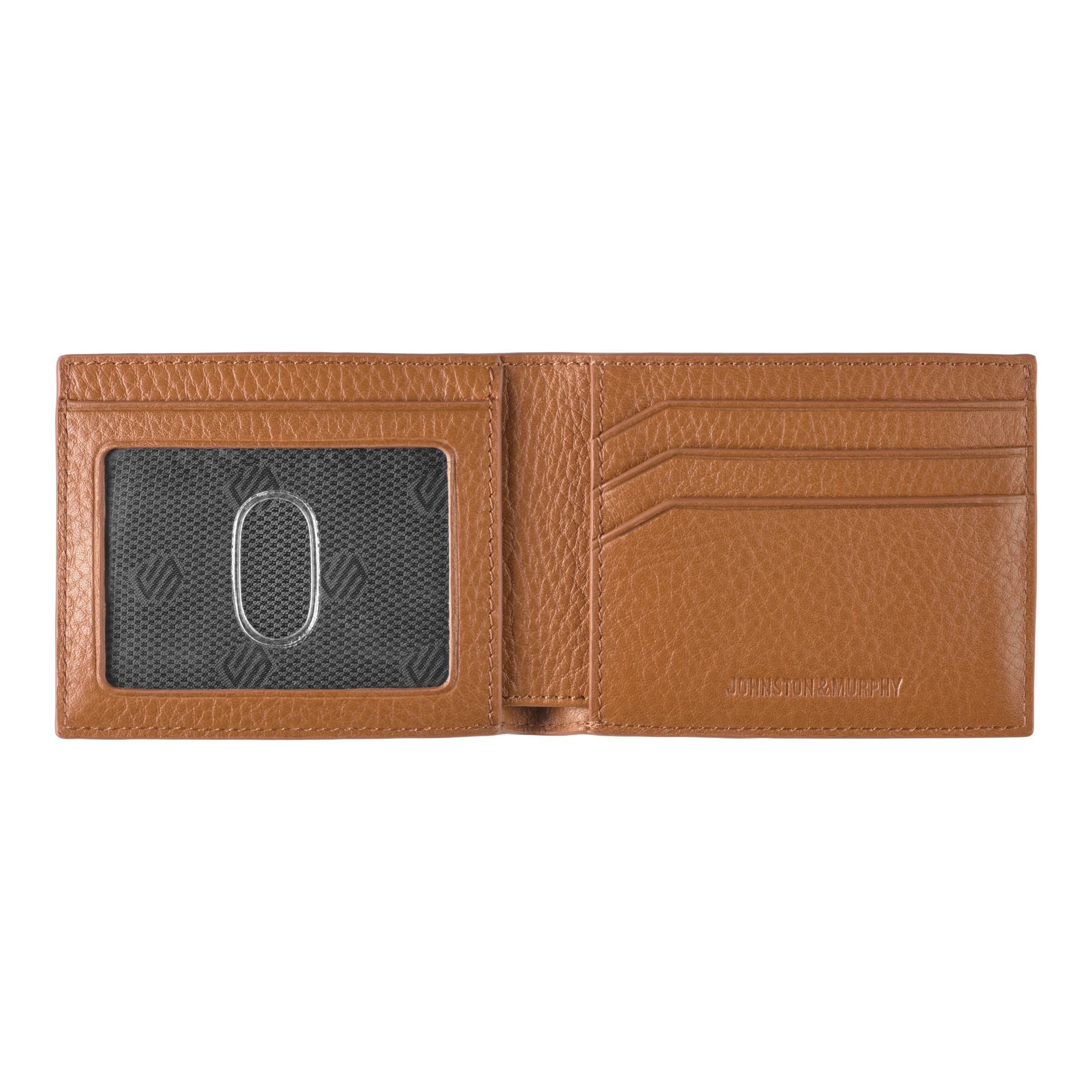 Johnston & Murphy Woven Billfold BROWN