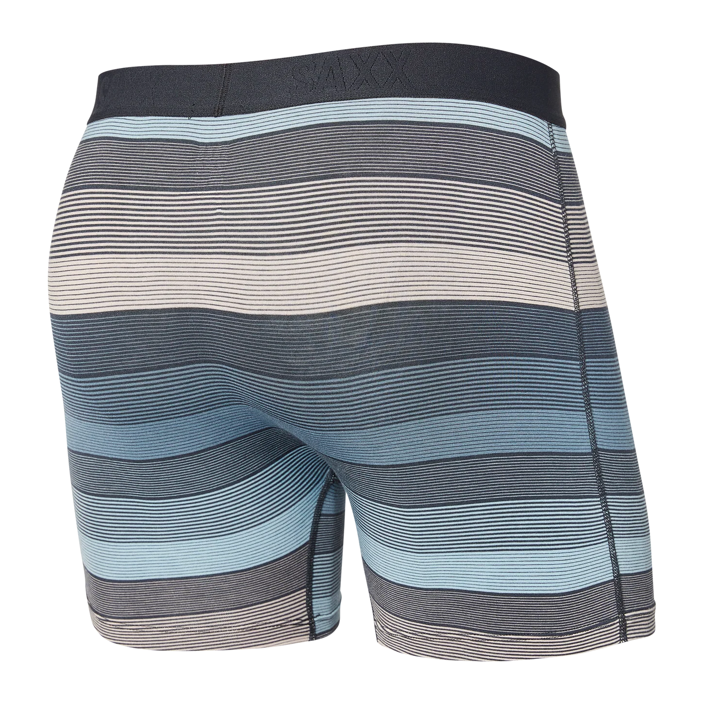 Men's SAXX Vibe Boxer Brief Pattern: Hazy Stripe- Washed Blue HAZY STRIPE WASHED BLUE
