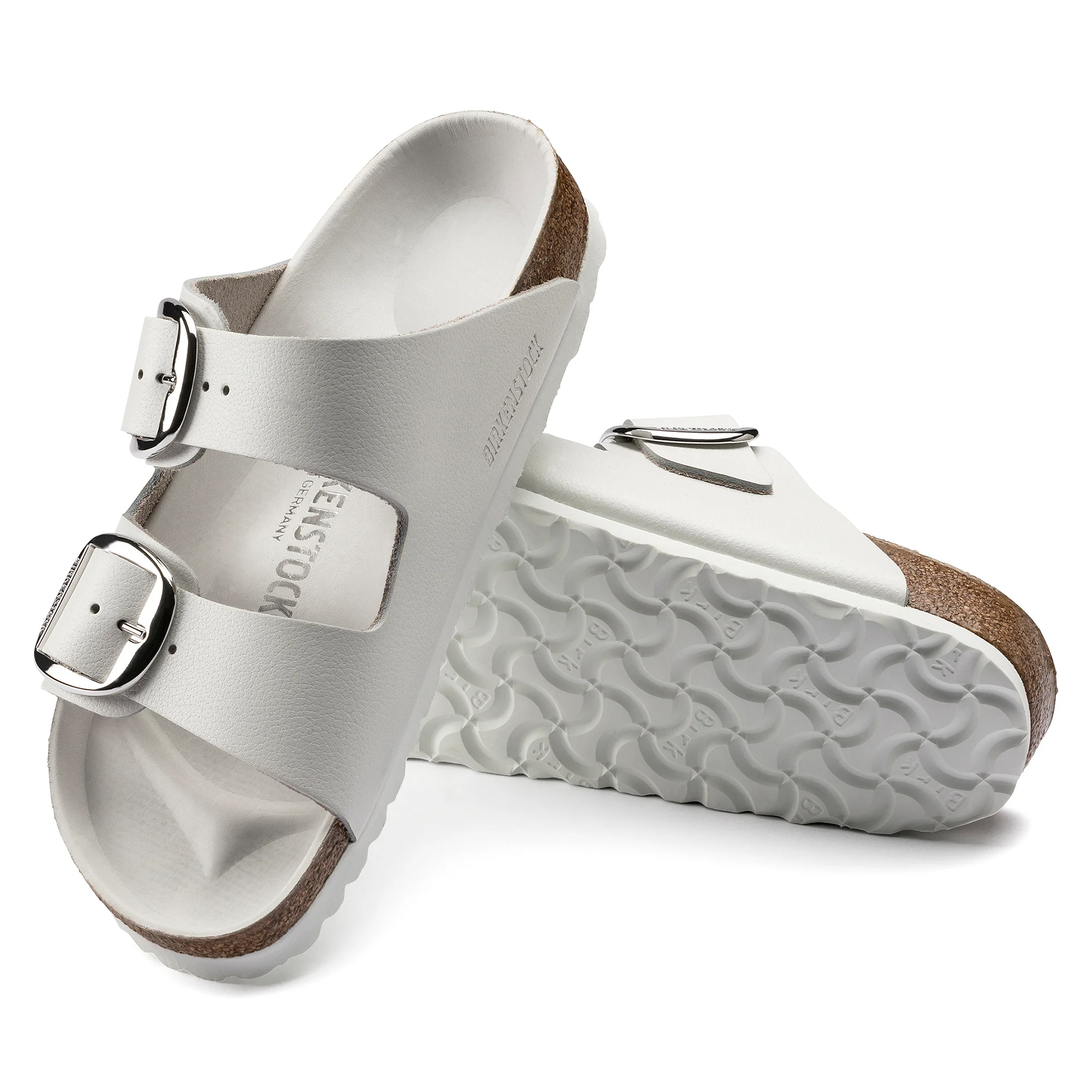 Birkenstock Arizona Big Buckle Leather Women's WHITE