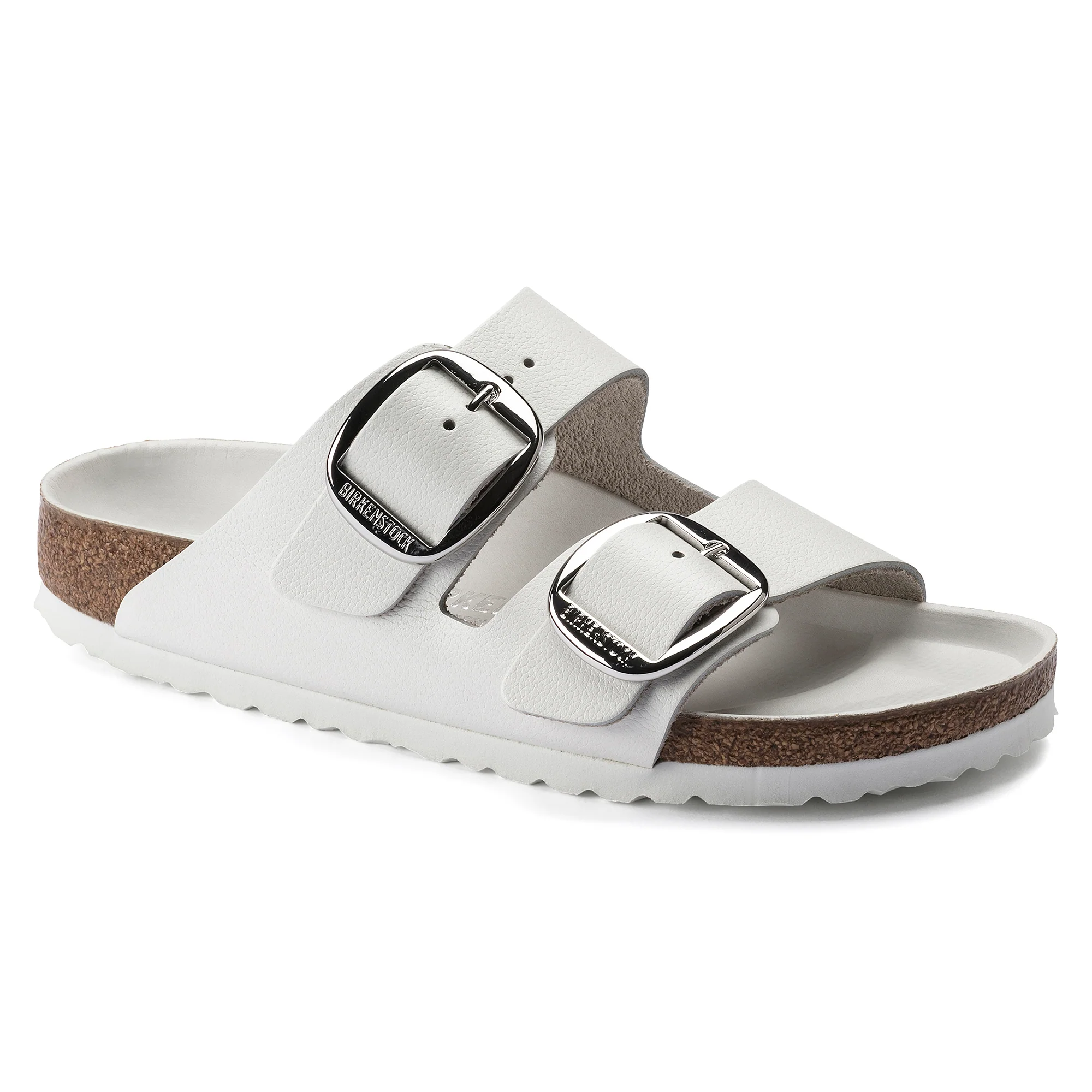 Birkenstock Arizona Big Buckle Leather Women's WHITE