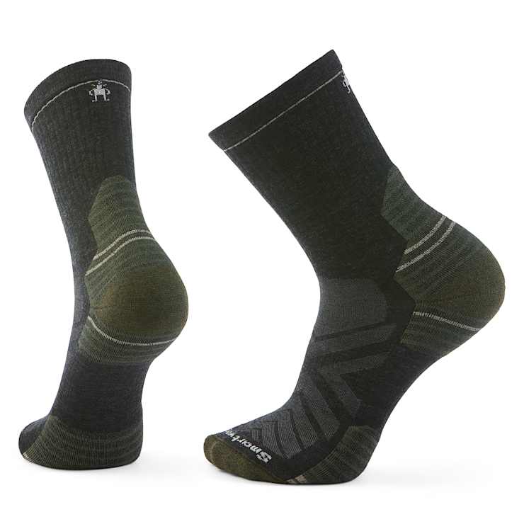 Smartwool Hike Mid Crew Socks Targeted Cushion CHARCOAL