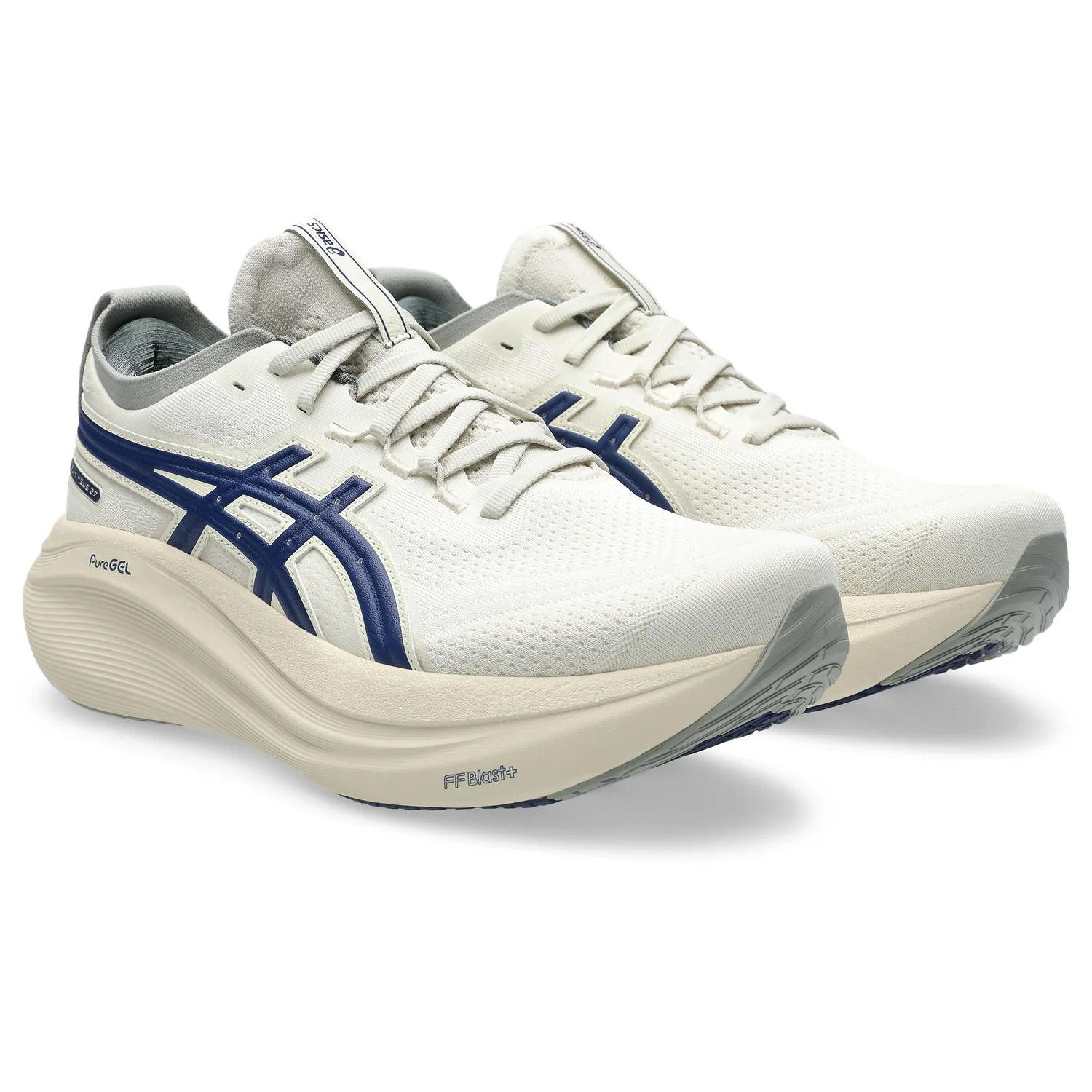 Asics Gel-Nimbus 27 Track Club Men's BIRCH/INDIGO BLUE