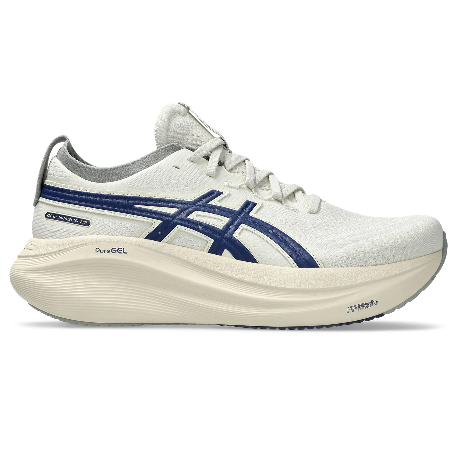 Asics Gel-Nimbus 27 Track Club Men's BIRCH/INDIGO BLUE