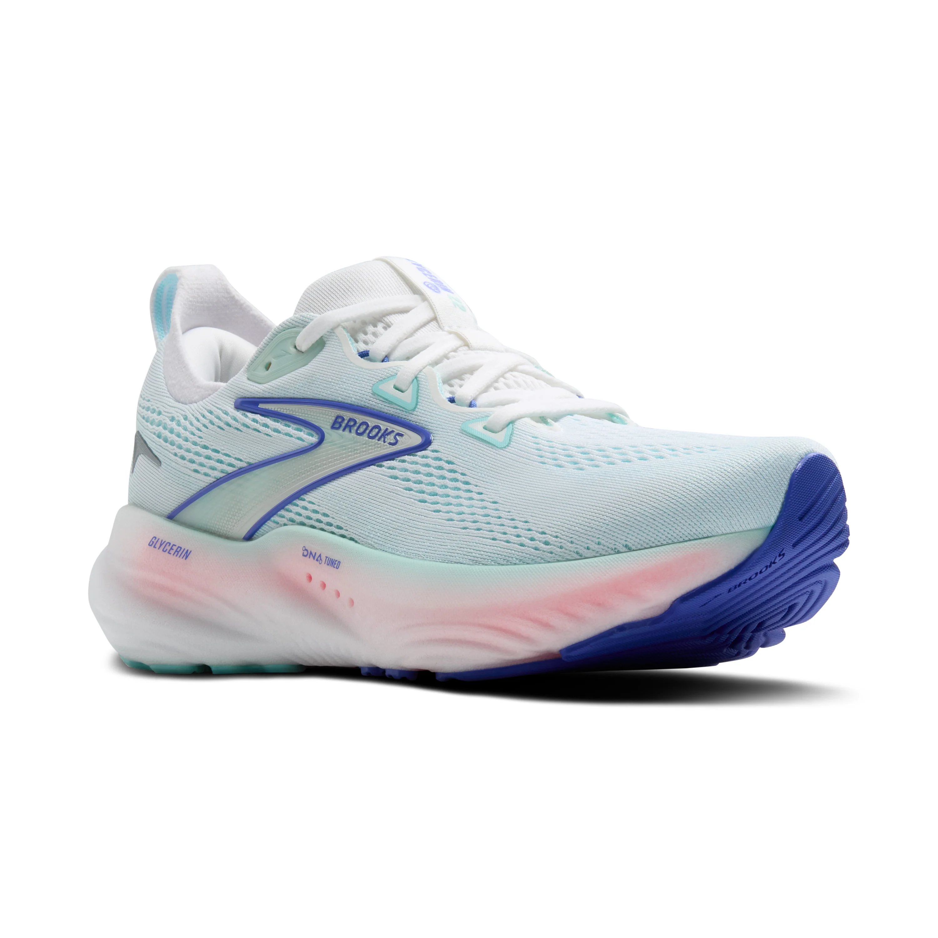 Brooks Glycerin 22 Women's White/Limpet Shell/Amparo Blue