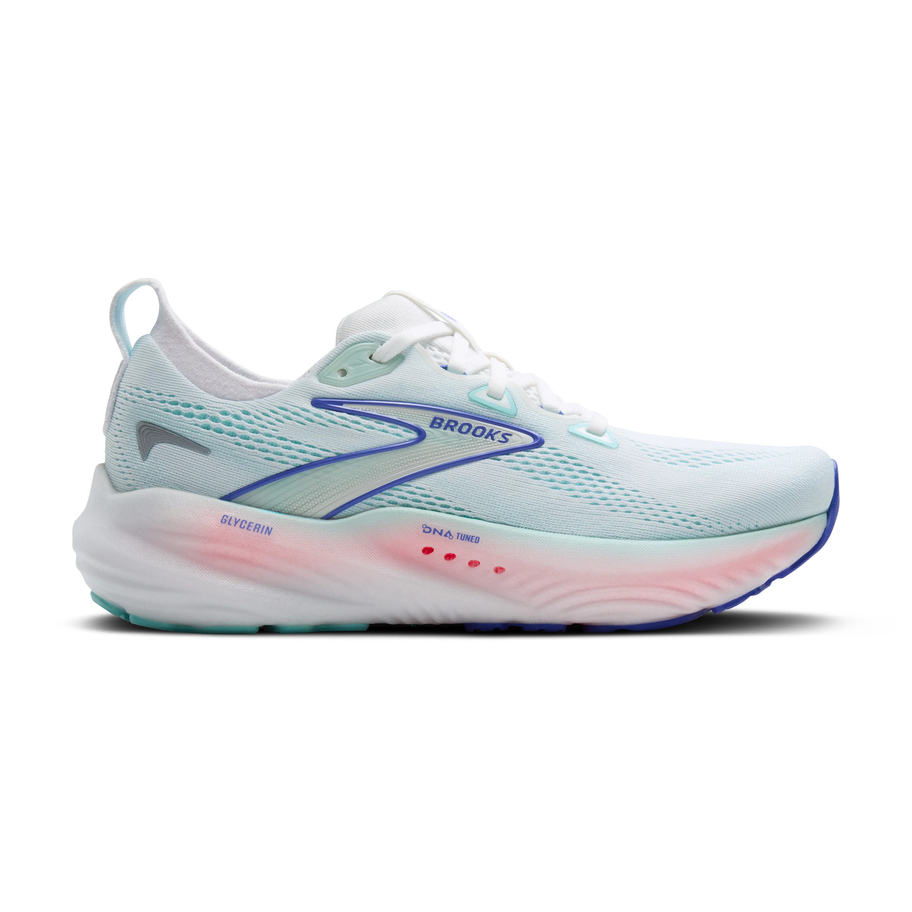 Brooks Glycerin 22 Women's White/Limpet Shell/Amparo Blue