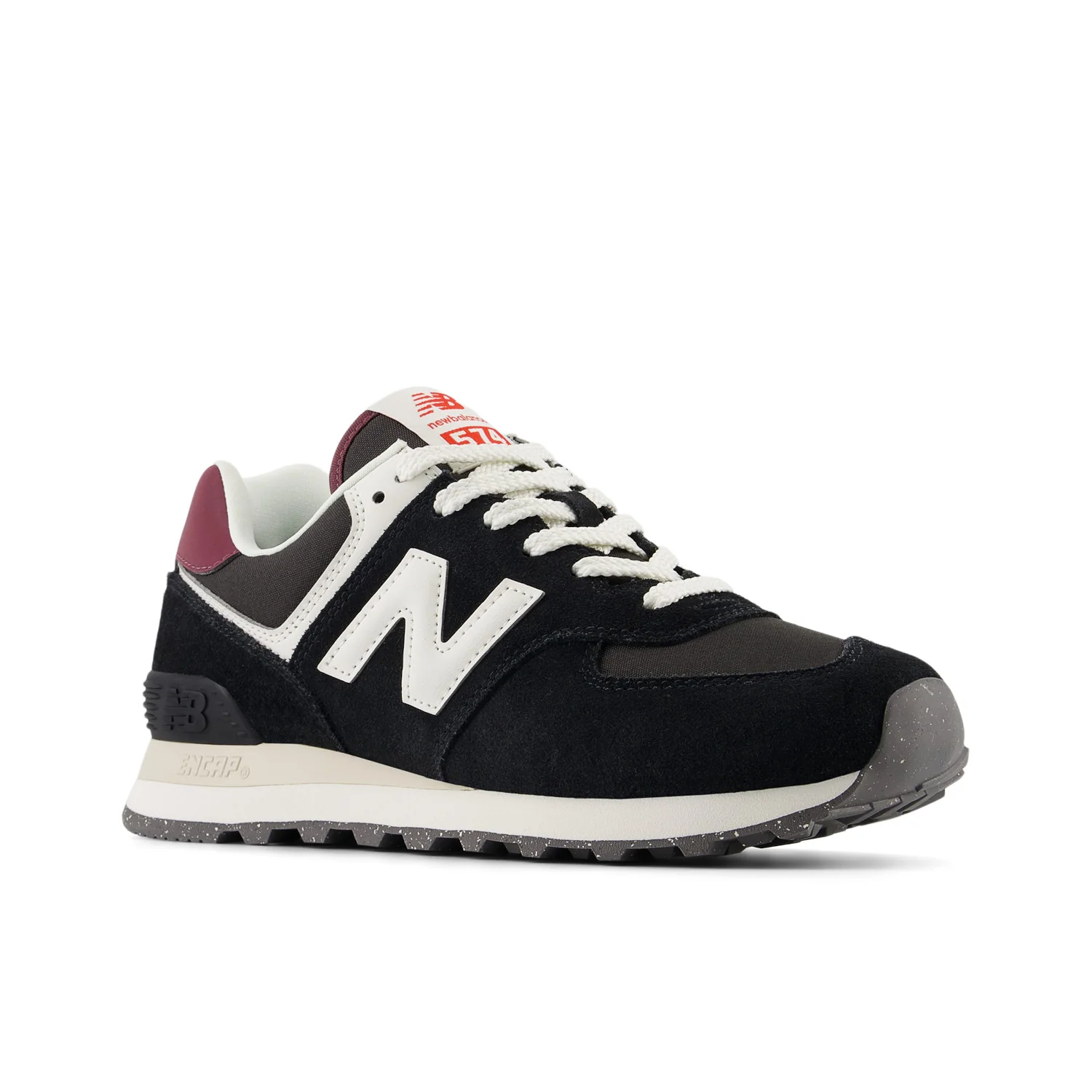 New Balance 574 Women's (WL574WBE) Black/White