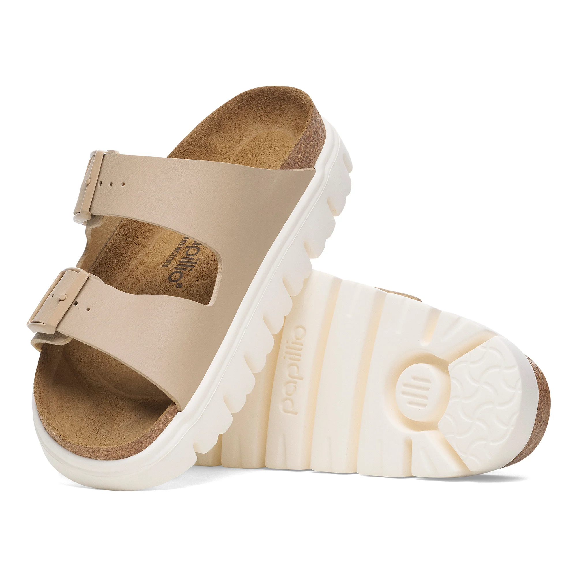 Birkenstock Papillio Arizona Chunky Birk-Flor Women's Sandcastle