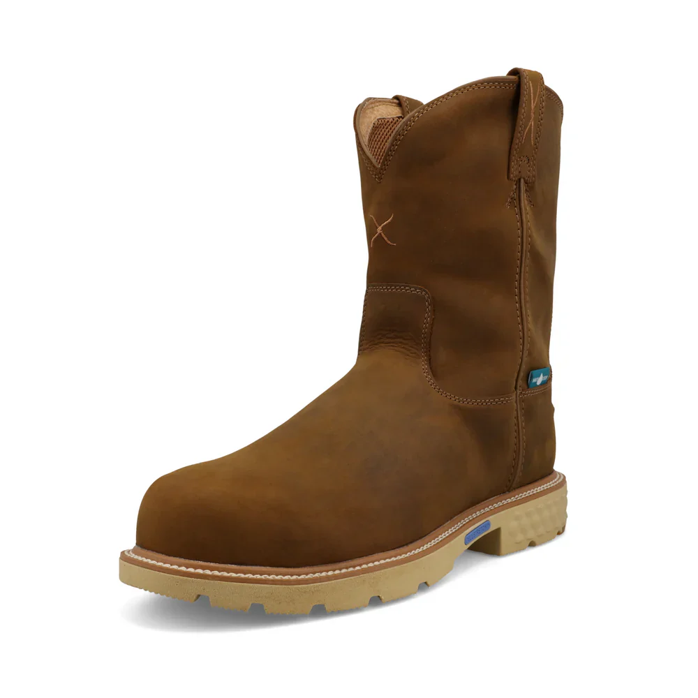 Twisted X 10" Work Boot Men's DISTRESSED SADDLE
