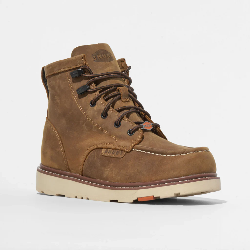 Brunt The Marin Unlined (Comp Toe) 6" Work Boot Men's BROWN