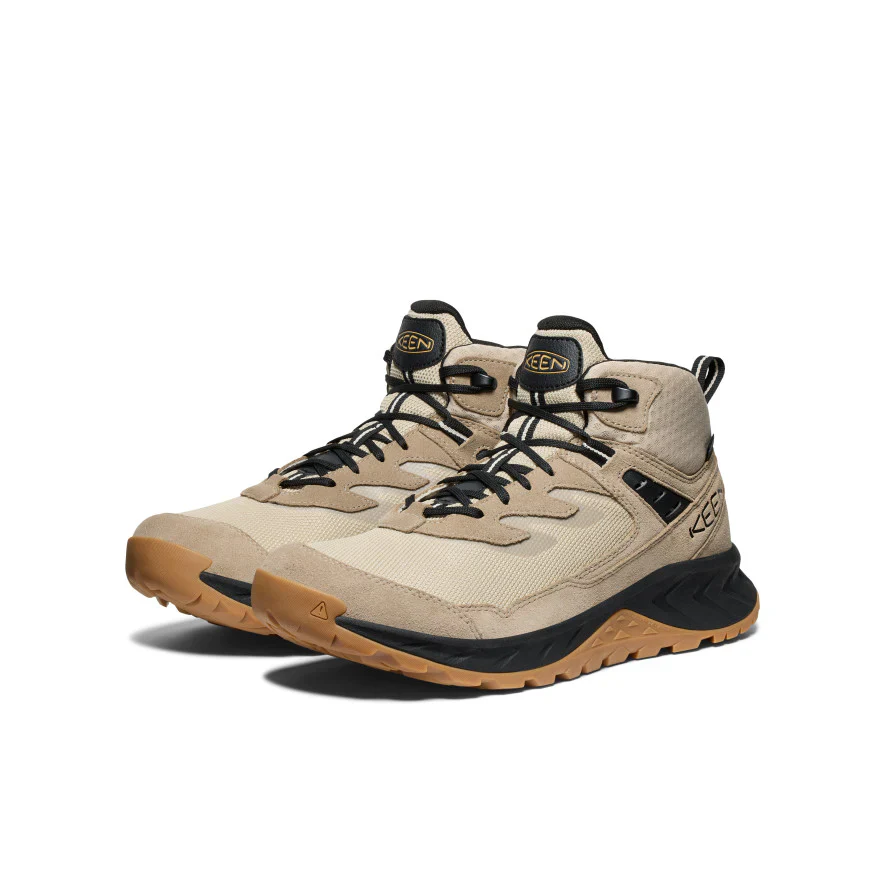 Keen Hightrail Waterproof Hiking Boot Men's BRINDLE/OAK BUFF
