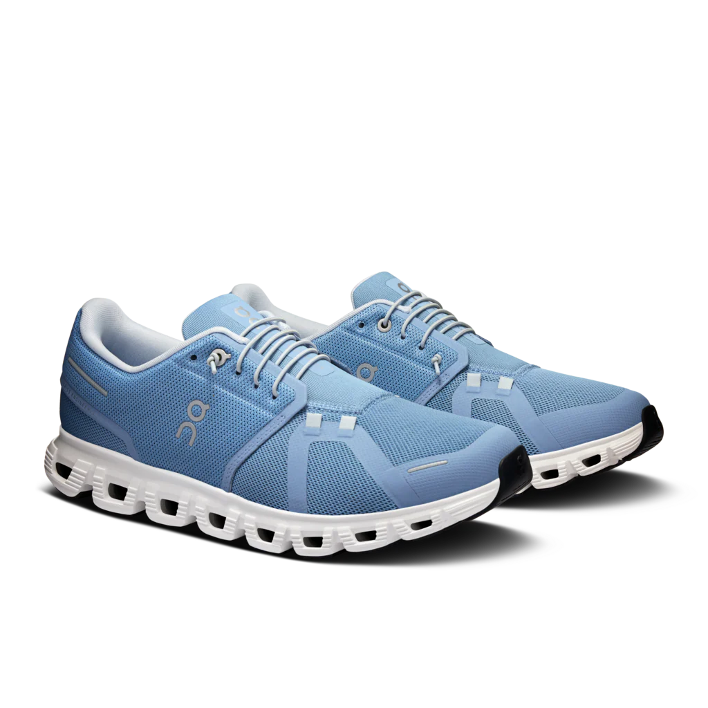 On Cloud 6 Sneaker Men's Chambray | White