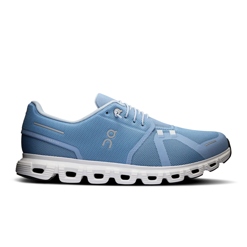 On Cloud 6 Sneaker Men's Chambray | White