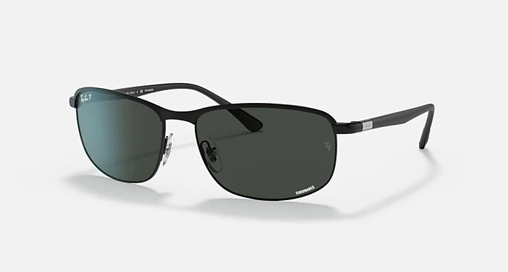 Ray Ban RB3671CH Chromance Matte Black with Dark Grey Chromance BLACK ON BLACK