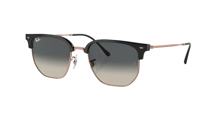 Ray Ban New Clubmaster DARK GREY ON ROSE GOLD