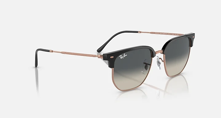 Ray Ban New Clubmaster DARK GREY ON ROSE GOLD