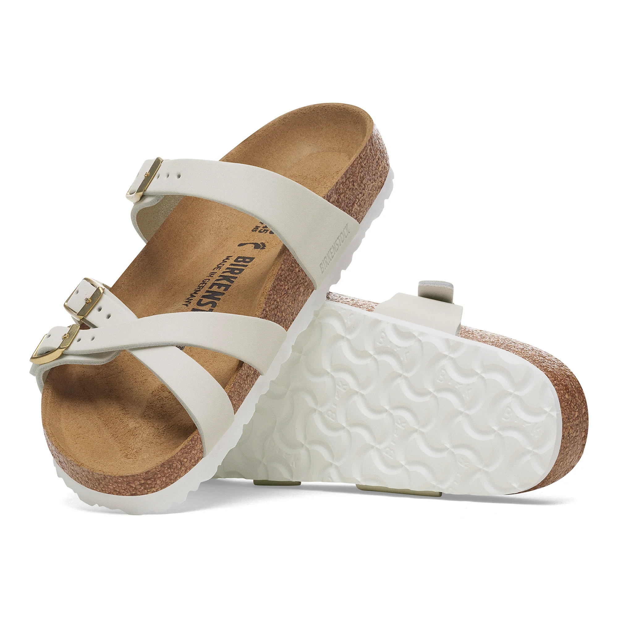 Birkenstock Franca Nubuck Leather Women's Antique White