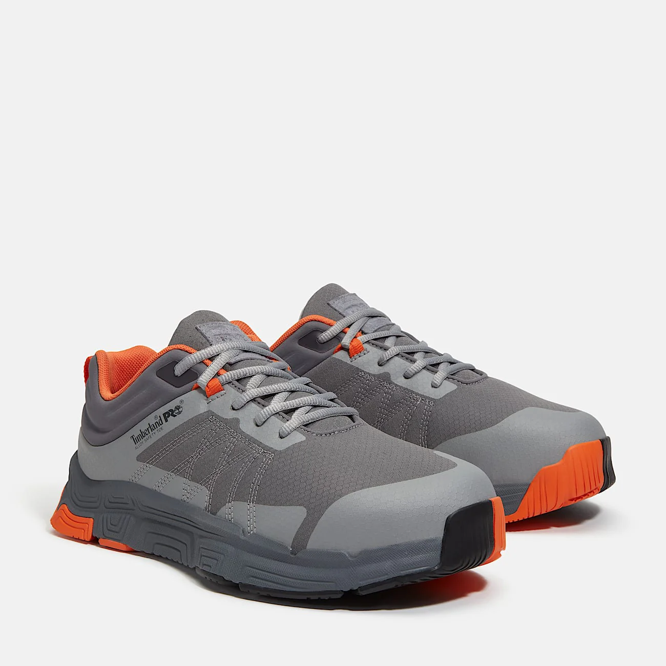 Timberland Pro XR-1 Dynamic Natural Fit Alloy Toe Work Sneakers Men's GREY MESH /ORANGE