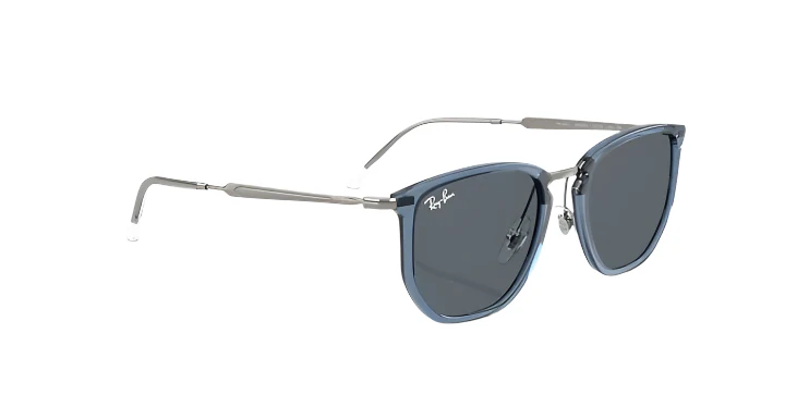 Ray Ban RB4451 Polished Transparent Blue with Blue lenses TRNSP BLUE