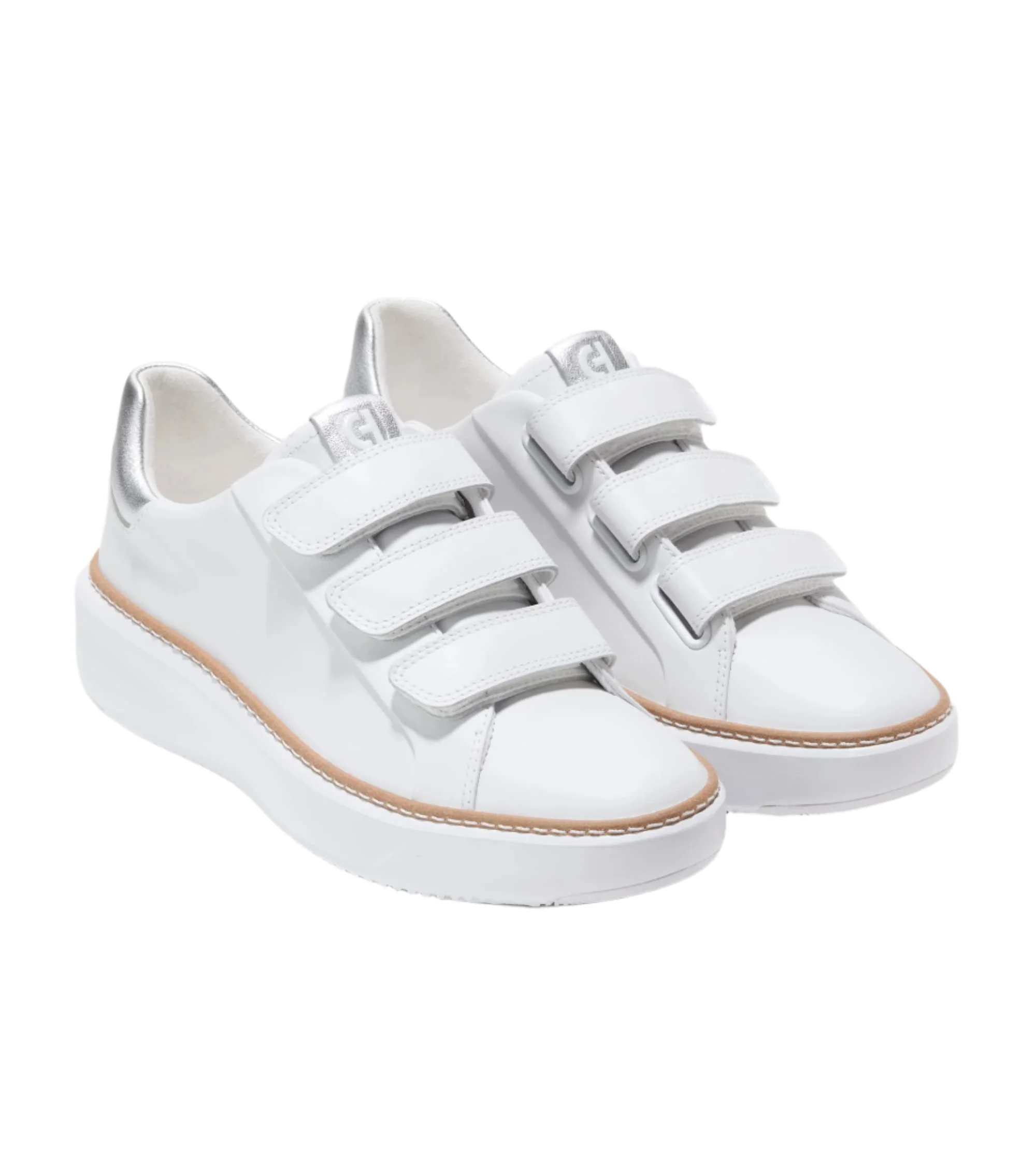 Cole Haan GrandPro Topspin Triple Strap Sneakers Women's WHITE