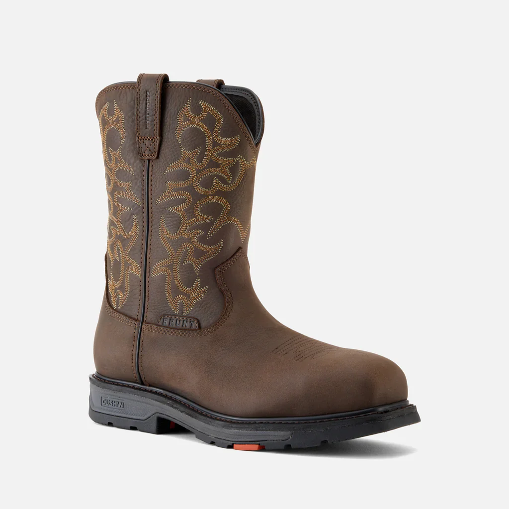 Brunt The Vastbinder Welted (Comp Toe) 10" Waterproof Square Toe Men's DARK BROWN