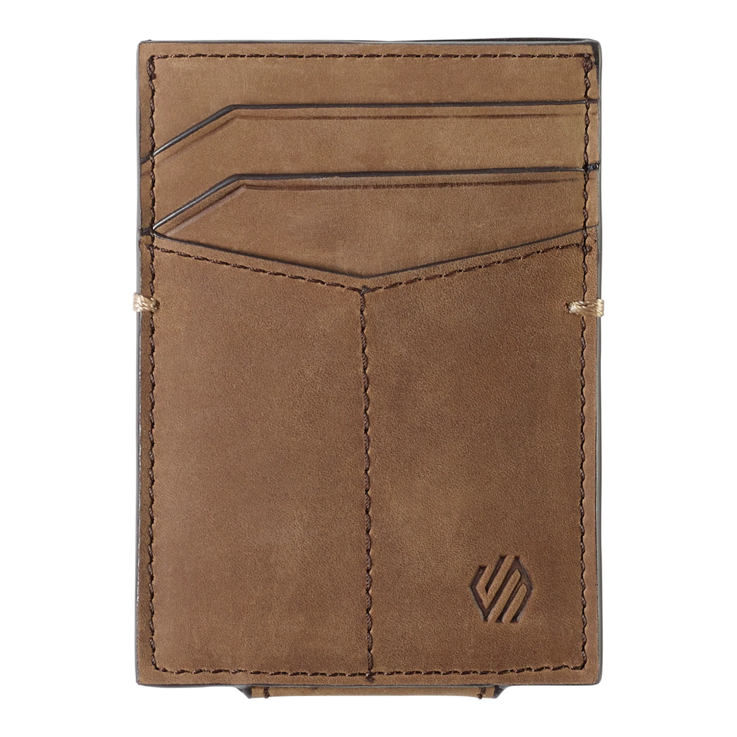 Johnston & Murphy Jackson Front Pocket Wallet TAN OILED