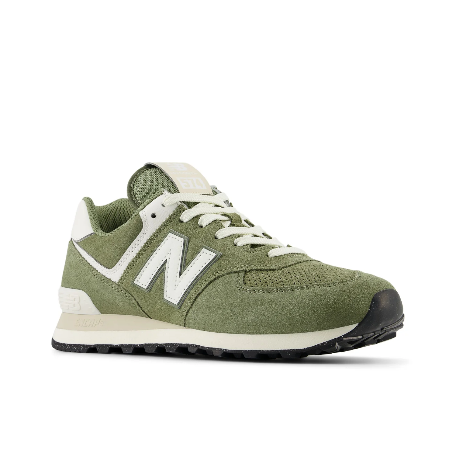 New Balance 574 (U574GCE) Unisex DARK OLIVINE/SEA SALT