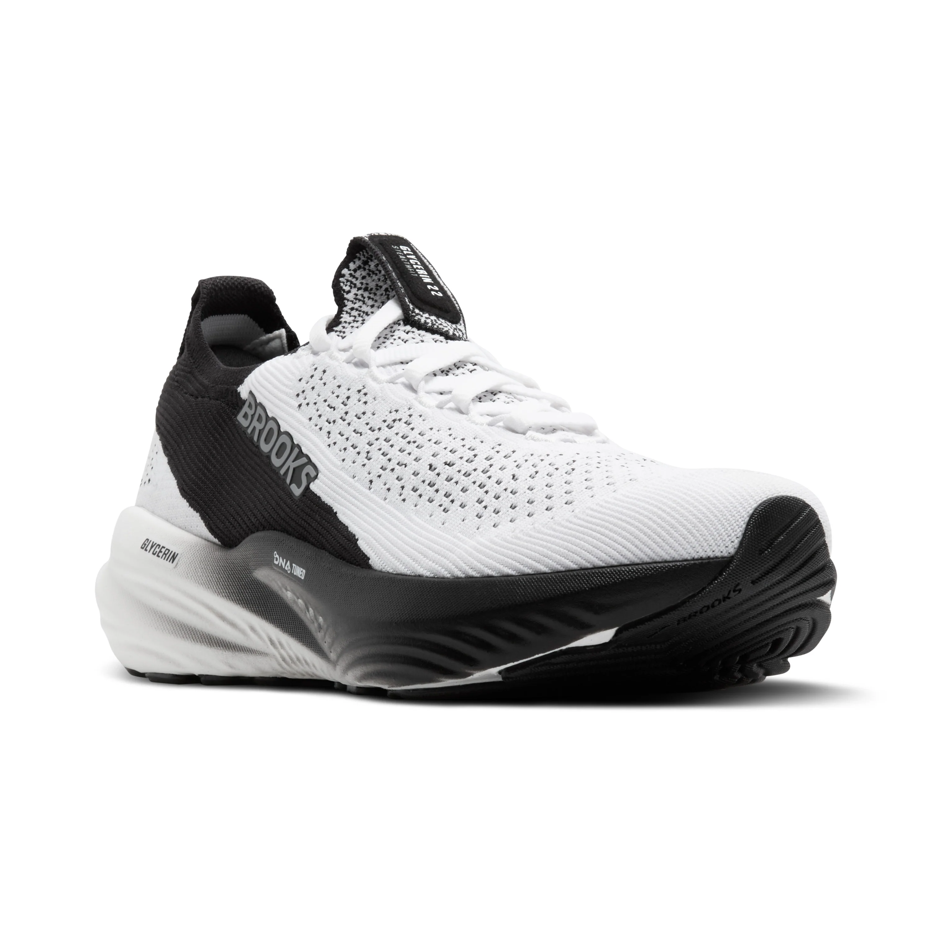 Brooks Glycerin StealthFit 22 Men's WHITE/GREY/BLACK