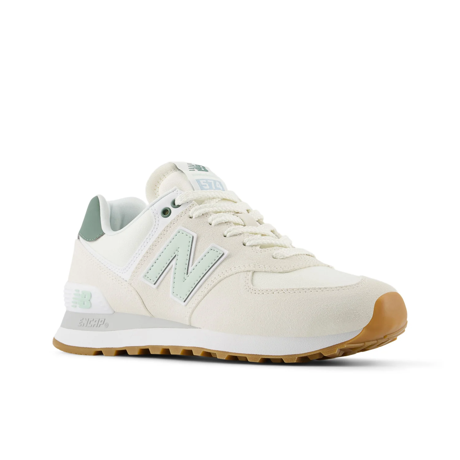 New Balance 574 (WL574CGR) Women's SEA SALT/NEW SPRUCE