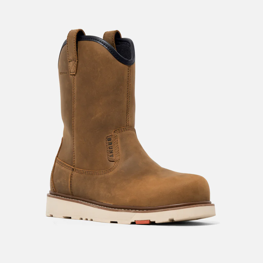 Brunt The Bolduc (Comp Toe) Waterproof Roper Work Boot Men's BROWN