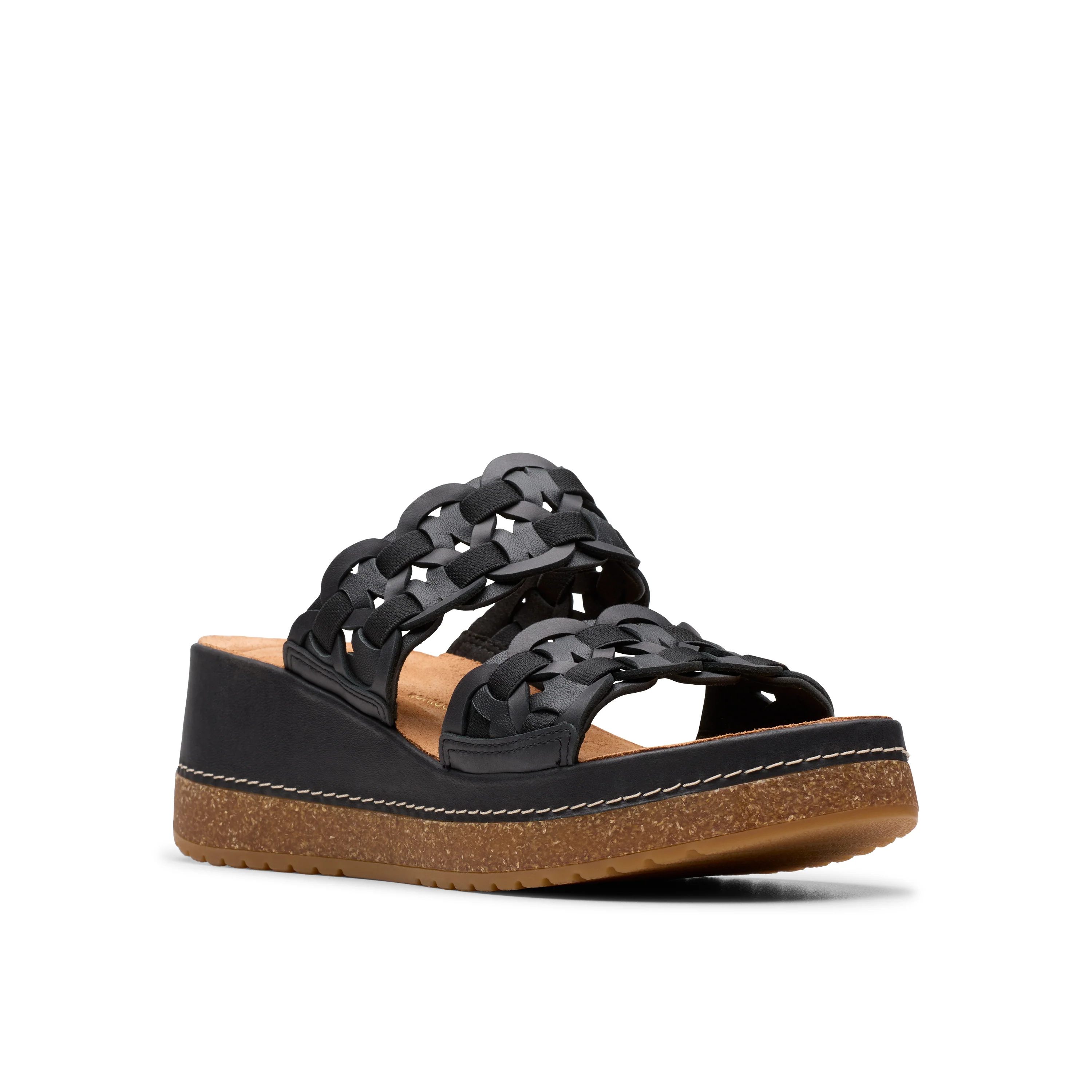 Clarks Kassanda Mule Sandal Metallic