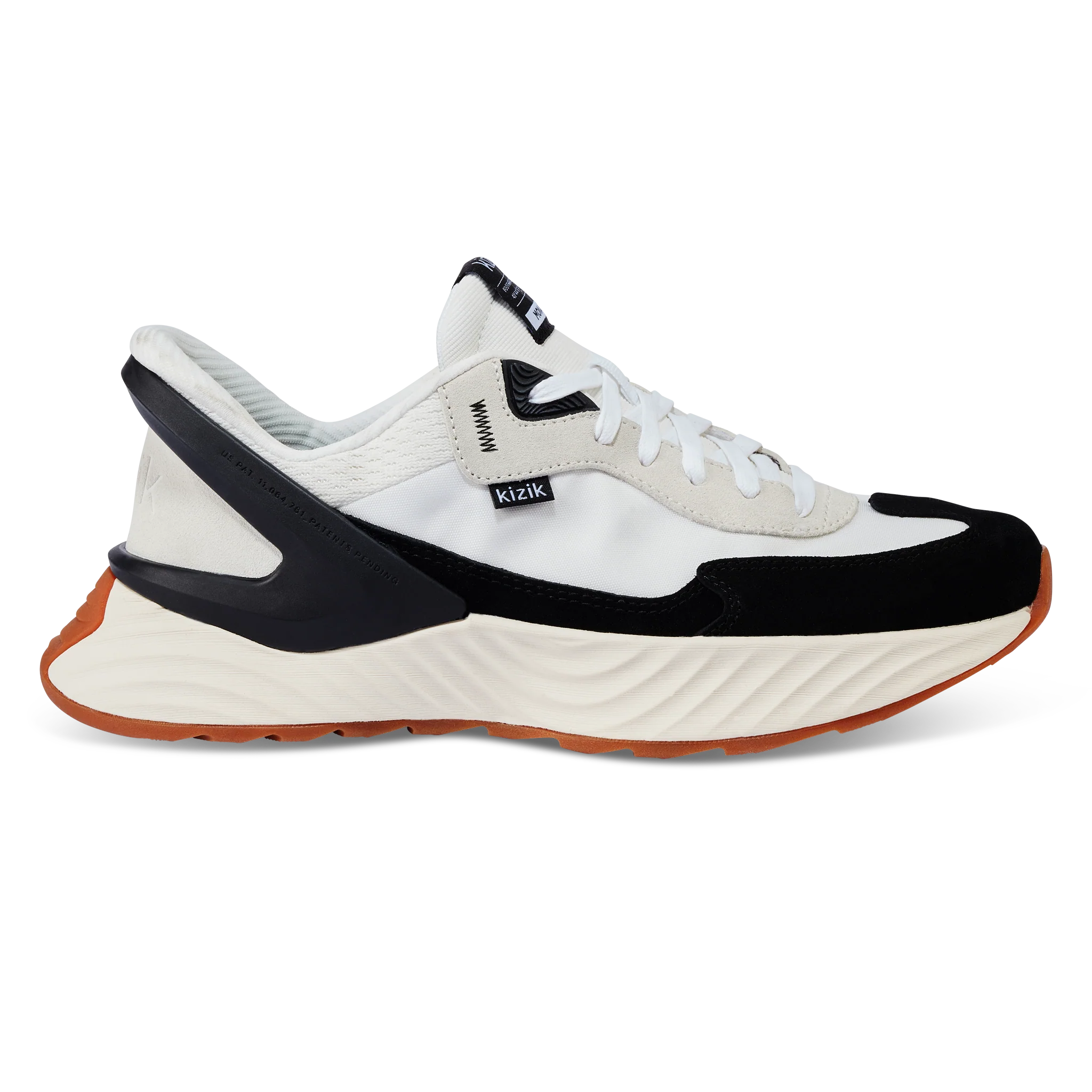 Kizik Monaco Sneaker Men's WHITE/BLACK