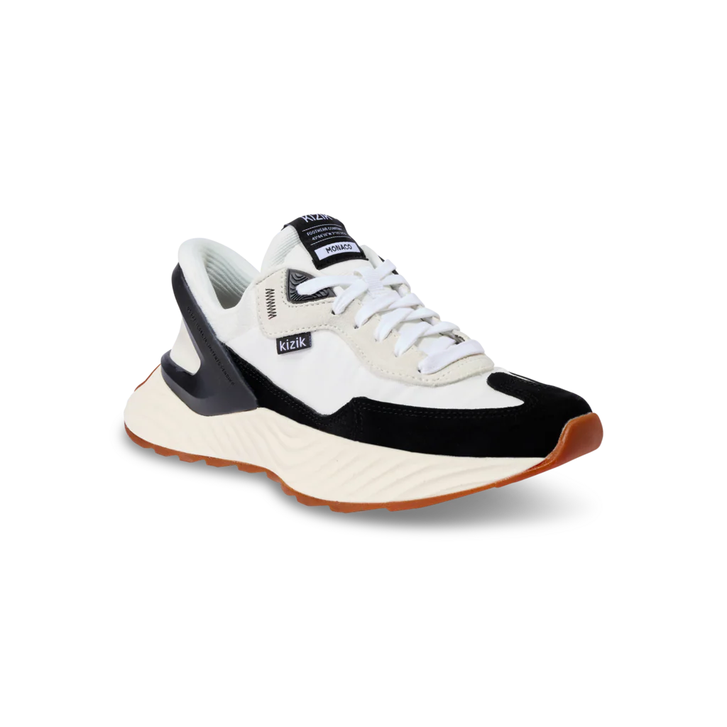 Kizik Monaco Sneaker Women's WHITE/BLACK