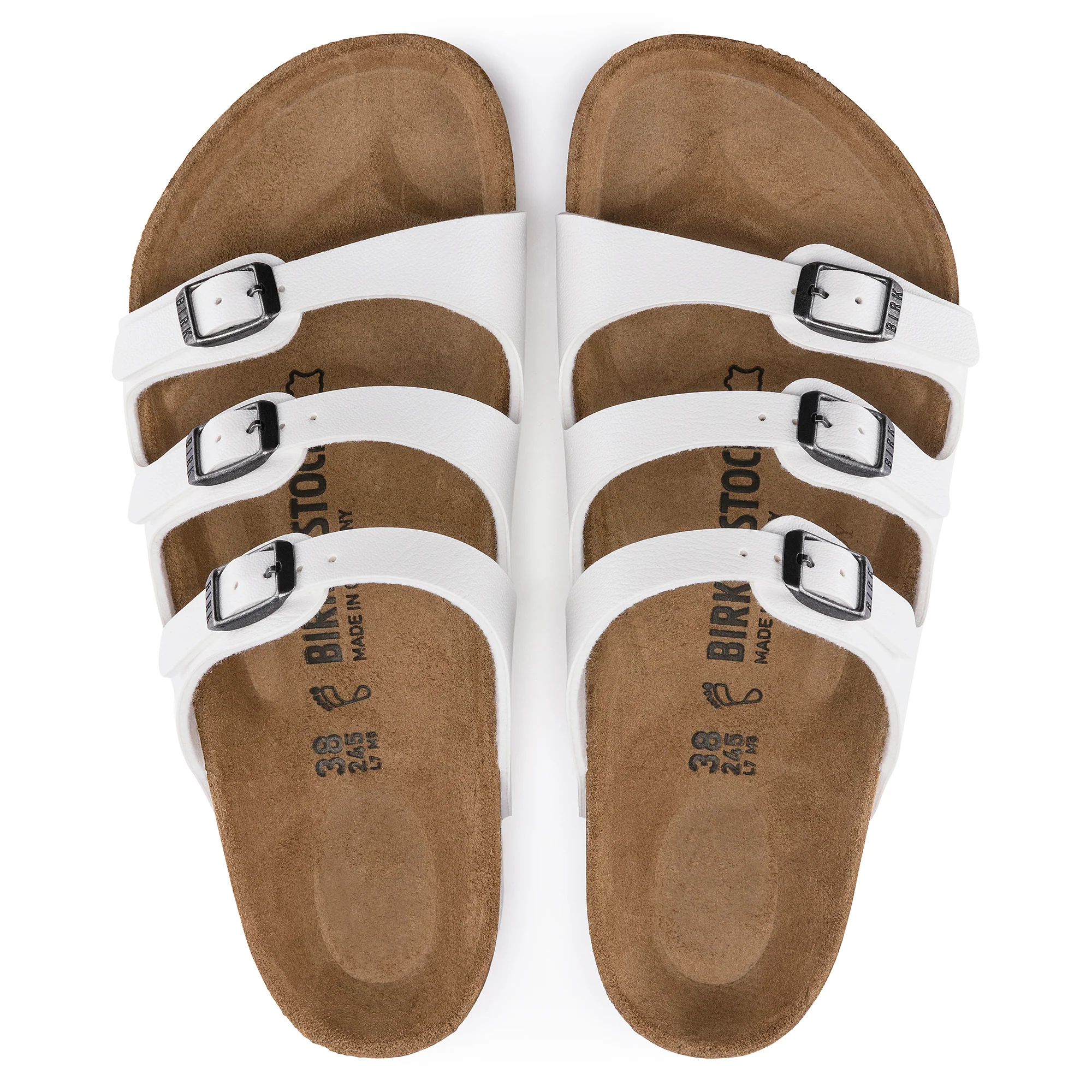 Birkenstock Florida Birko-Flor Women's White