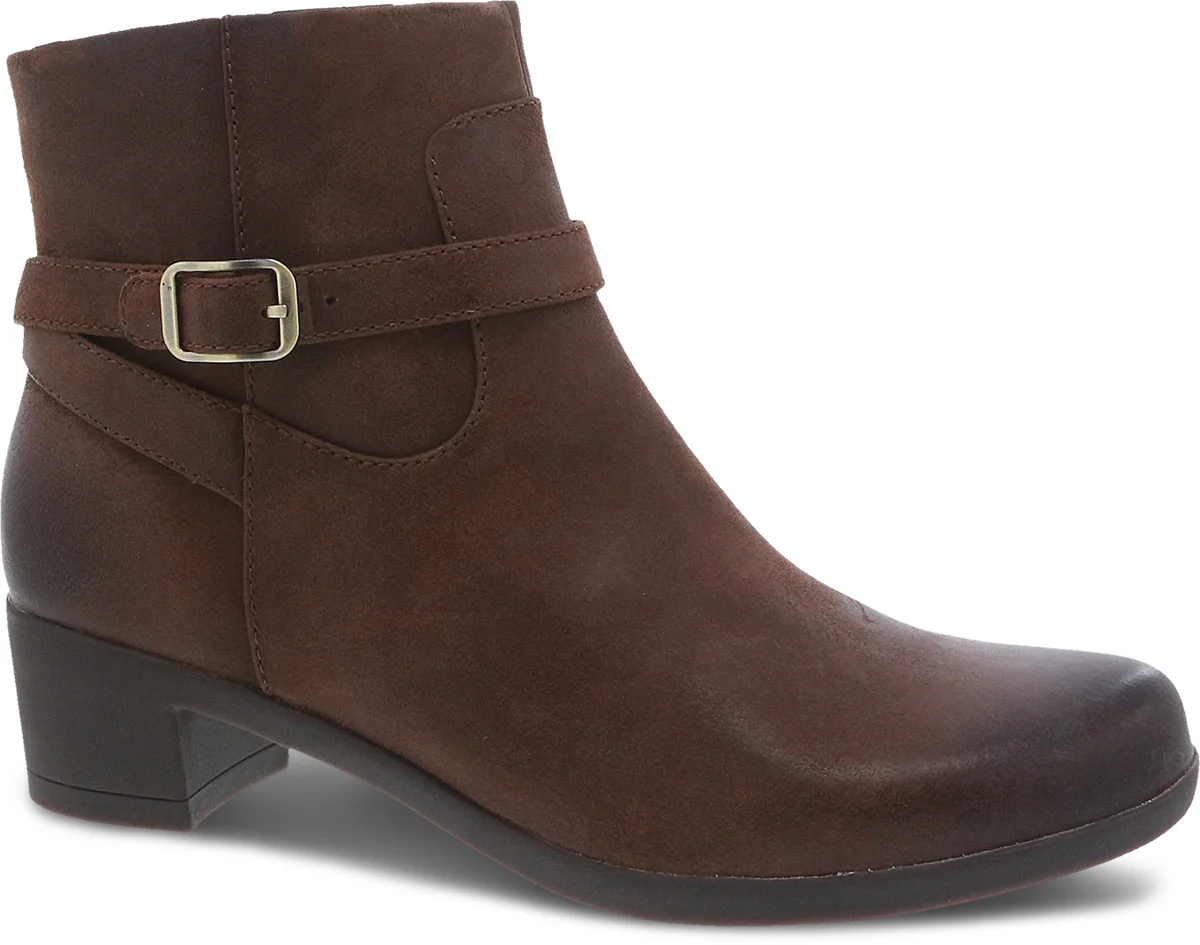 Dansko Cagney Burnished Suede Women's BROWN