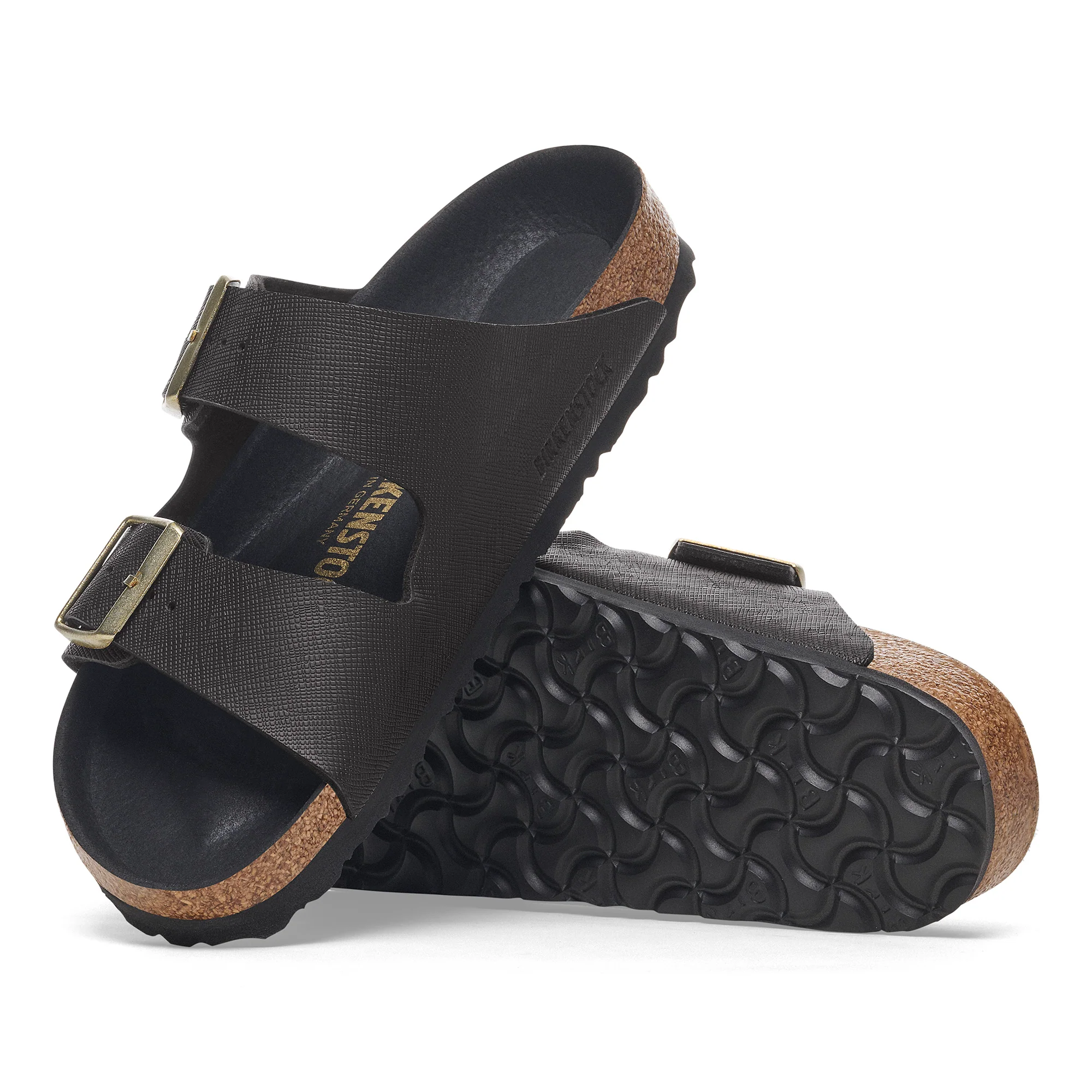 Birkenstock Arizona Birko-Flor Embossed Women's BLACK