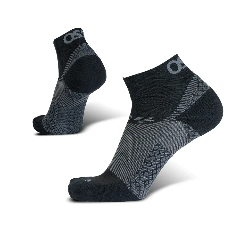 OS1st Plantar Fasciitis Socks 1/4 Crew BLACK 1 15090-os1st-plantar-fasciitis-socks-1-4-crew-black-1.webp