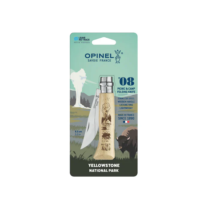 Opinel National Parks Collection No 8 Knife Yellowstone YELLOWSTONE