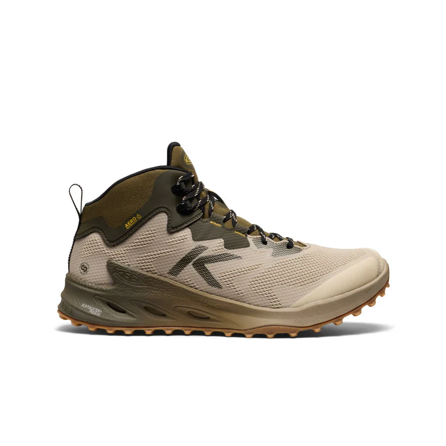 Keen Zionic Nxt Mid Waterproof Hiking Boot Men's brindle/lemon curry