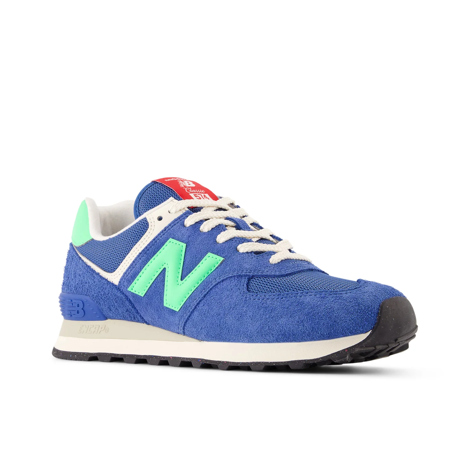 New Balance 574 (U574BSC) Unisex BLUE AGATE/LIME LEAF
