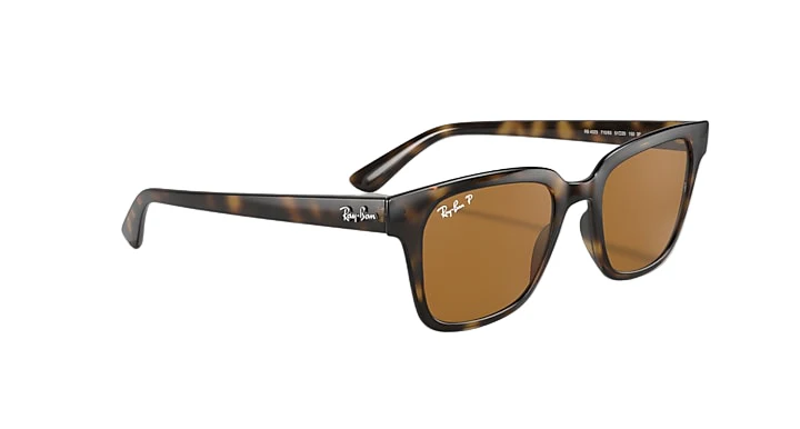 Ray Ban RB4323 Polished Light Havana Frame with B-15 Brown Lenses LIGHT HAVANA