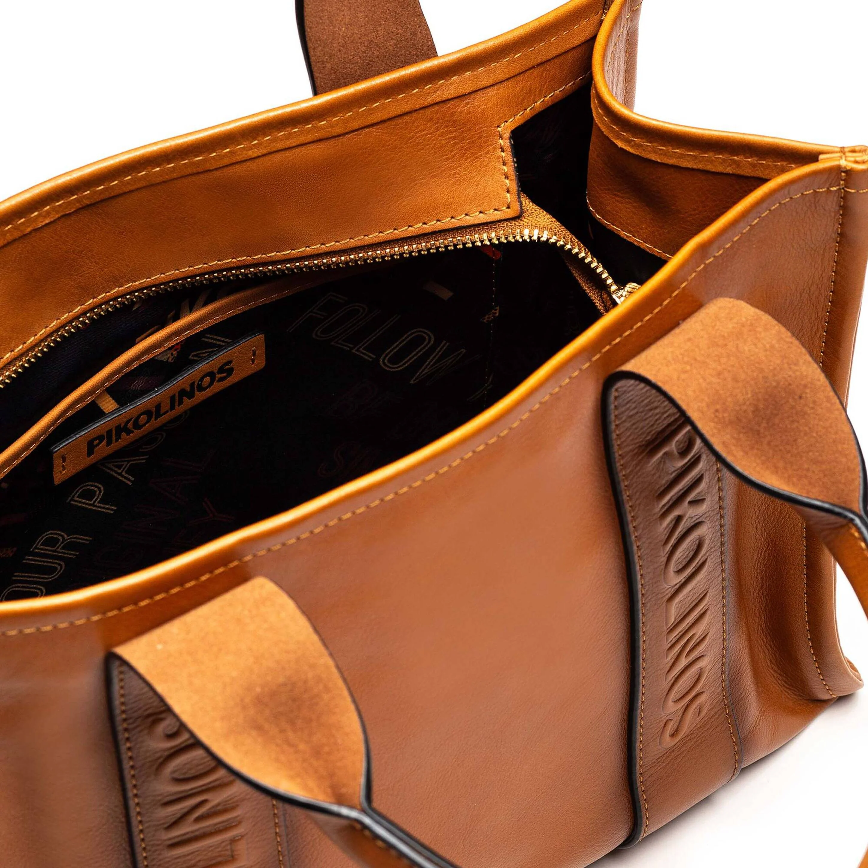 Pikolinos Alcudia Tote Bag BRANDY