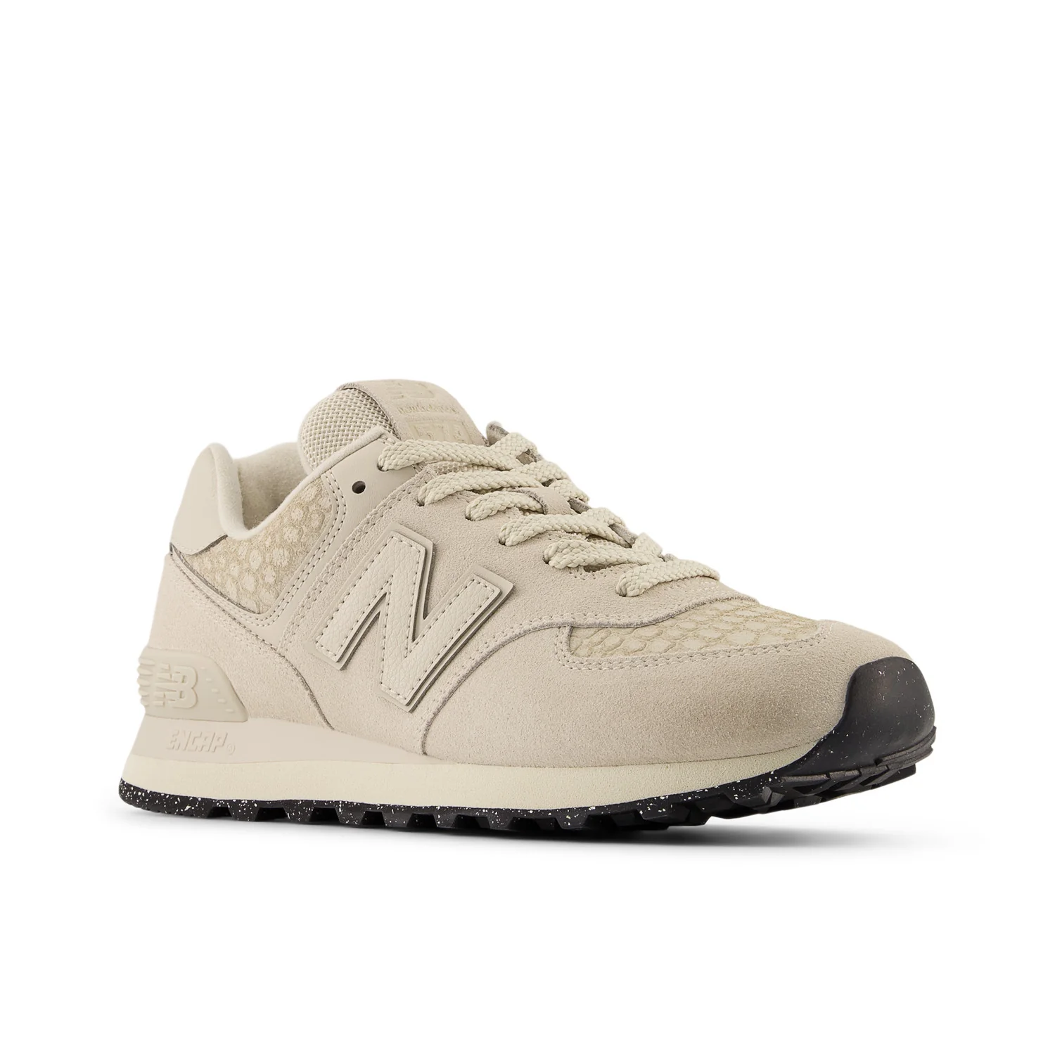 New Balance 574 (WL574PBK) Women's WHITE/BONE
