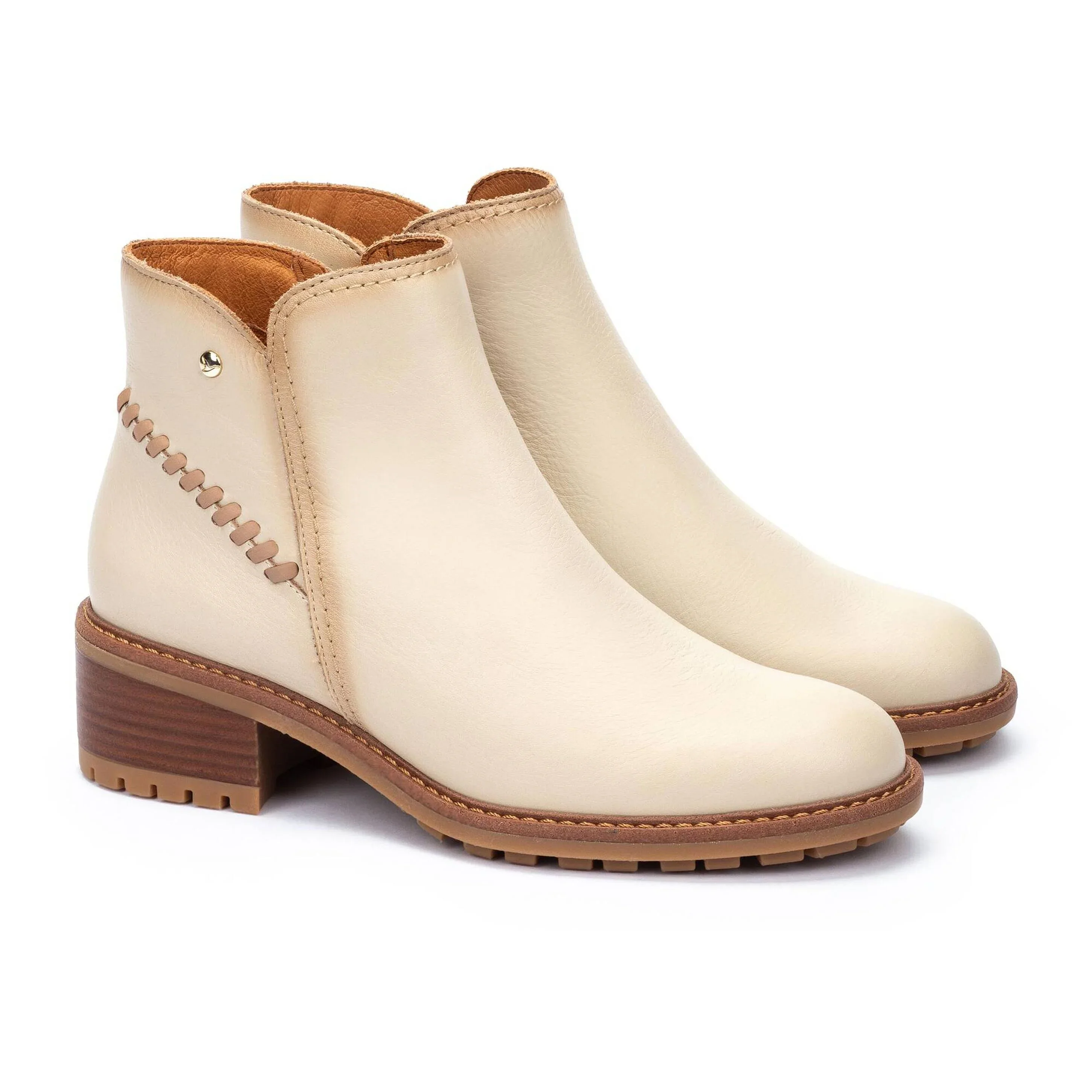 Pikolinos Medina Heeled Ankle Boots Women's MARFIL